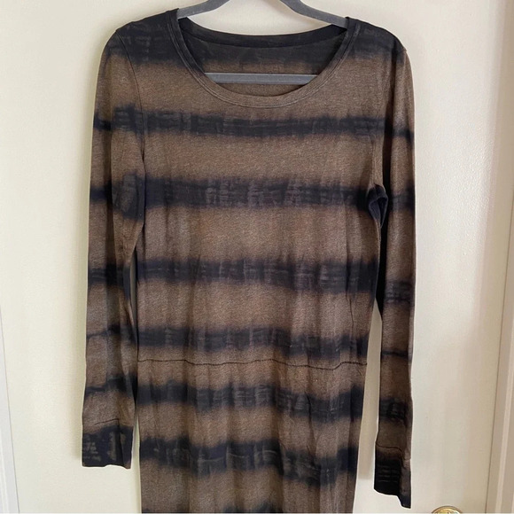 ✨3/$20 Free People We The Free Long Sleeve Striped Dress - Picture 2 of 7